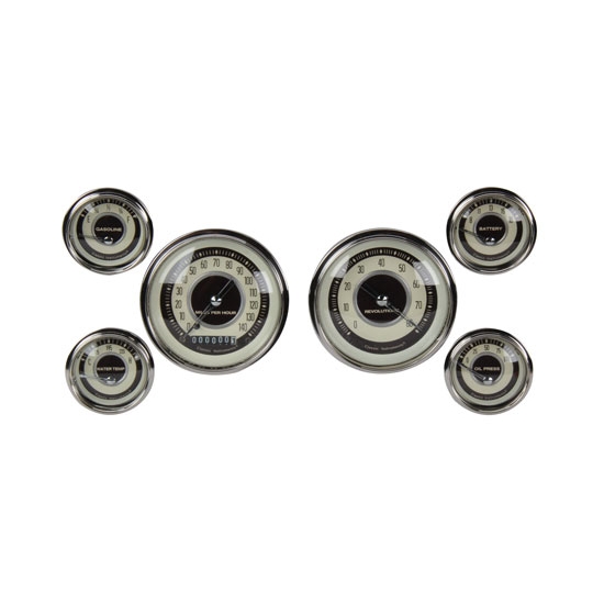 Classic Instruments NT01SHC Nostalgia VT Face Gauge Set