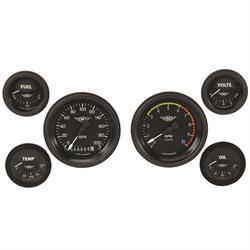 Classic Instruments MA01BLF Moal Bomber Series Gauge Set