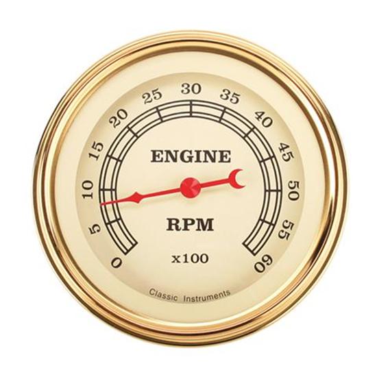 Classic Instruments VT60GLF-1 Vintage 3-3/8 Electric Tach