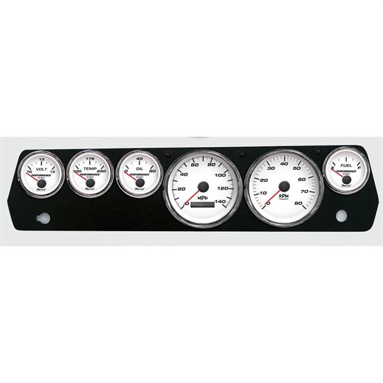 New Vintage USA 01677-03 6 Gauge Performance White 67-70 A Body