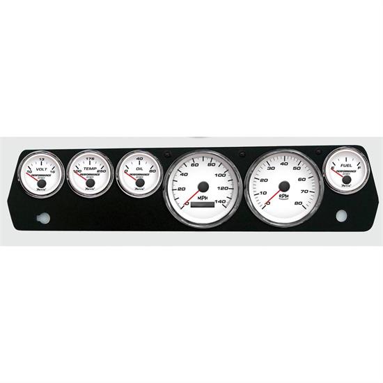 New Vintage USA 01677-03 6 Gauge Performance White 67-70 A Body