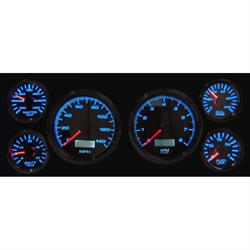 New Vintage USA 02705-03 5 Gauge Performance ll Wht 67-68 Mustang