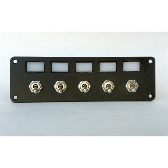 New Vintage USA 22100-04 Toggle Panel Performance 5 Sw LED Green