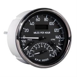New Vintage USA 40157-01 Quadzilla 1940 Series Gauges, Black