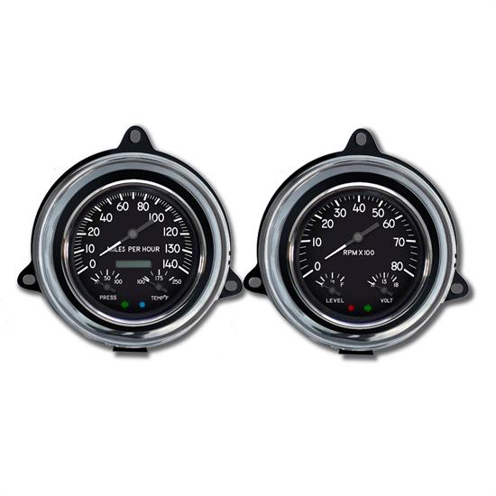 New Vintage USA 54402-01 1940 Series 2 Gauge Black 1954 Chevy