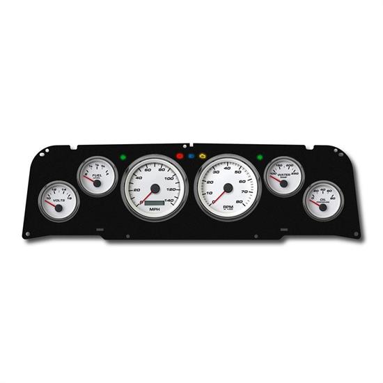 New Vintage USA 64011-03 6 Gauge Performance White 64-66 Chevy