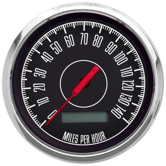 New Vintage USA 67140-01 1967 Series 3 3/8" Speedometer Black