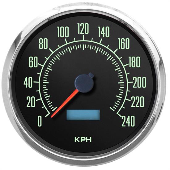 New Vintage USA 69150-01M 1969 Series 4 3/8" Speedometer KPH