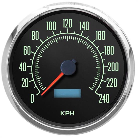 New Vintage USA 69150-01M 1969 Series 4 3/8" Speedometer KPH