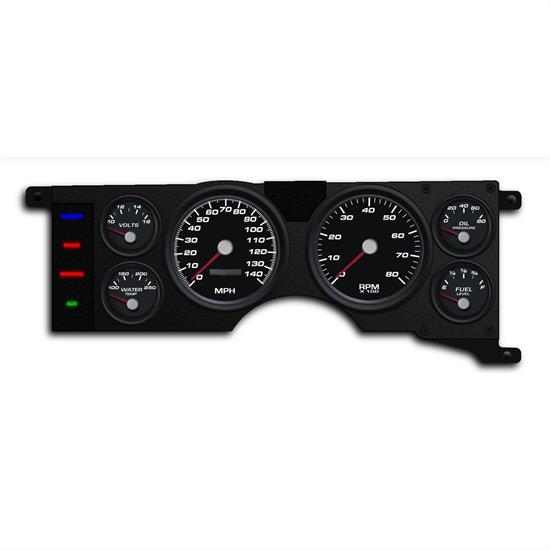 New Vintage USA 79111-01 6 Gauge Performance Black 79-86 Mustang