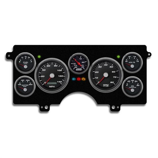 New Vintage USA 82111-01 7 Gauge Performance Blk 82-89 Buick T/GN