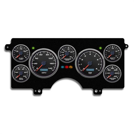 New Vintage USA 82211-01 7 Gauge Perform ll Blk 82-89 Buick T/GN