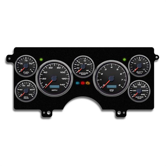 New Vintage USA 82211-01 7 Gauge Perform ll Blk 82-89 Buick T/GN