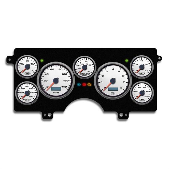 New Vintage USA 82211-03 7 Gauge Perform ll Wht 82-89 Buick T/GN