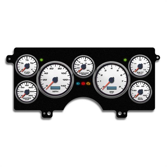 New Vintage USA 82211-03 7 Gauge Perform ll Wht 82-89 Buick T/GN