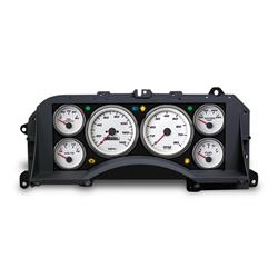 New Vintage USA 87101-03 6 Gauge Performance White 87-93 Mustang