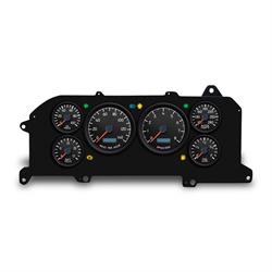 New Vintage USA 87411-01 6 Gauge Aviator Black 87-93 Mustang