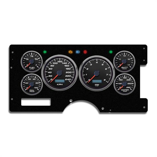 New Vintage USA 89211-01M 6 Gauge Performance ll KP/H 88-92 Chev
