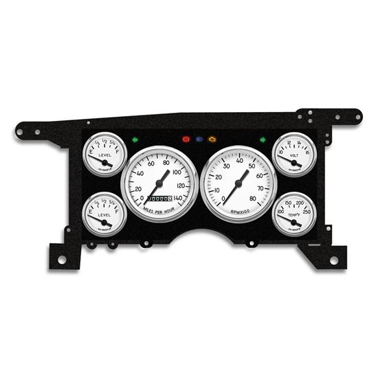 New Vintage USA 90401-03 6 Gauge Performance White 86-93 Chev