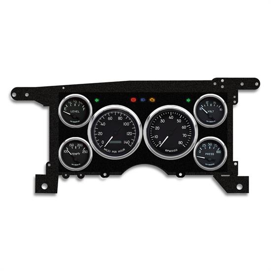 New Vintage USA 90411-01 6 Gauge Performance Black 86-93 Chev