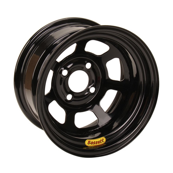 Bassett Pony-Mini Stock 13 Inch Wheel - 13x7, 4 on 4 1/4, Black