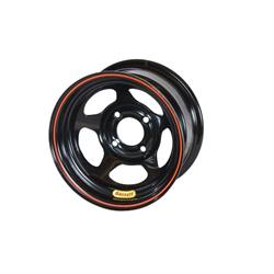 Bassett 37SH3 13X7 Inertia 4x100 mm 3 In Backspace Black Wheel