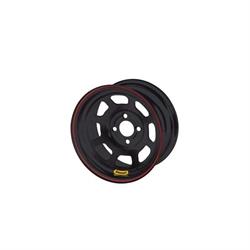 Bassett 47SH2 14X7 D-Hole 4x100 mm 2 In Backspace Black Wheel