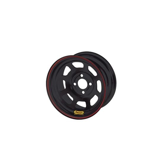 Bassett 48SH2 14X8 D-Hole 4x100 mm 2 In Backspace Black Wheel