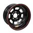Bassett 58D52WRB Wissota RF 15 Inch Wheel Big Bell Out-5 on 5-Black Bassett 58D52WRB Wissota RF 15 Inch Wheel Big Bell Out-5 on 5-Black