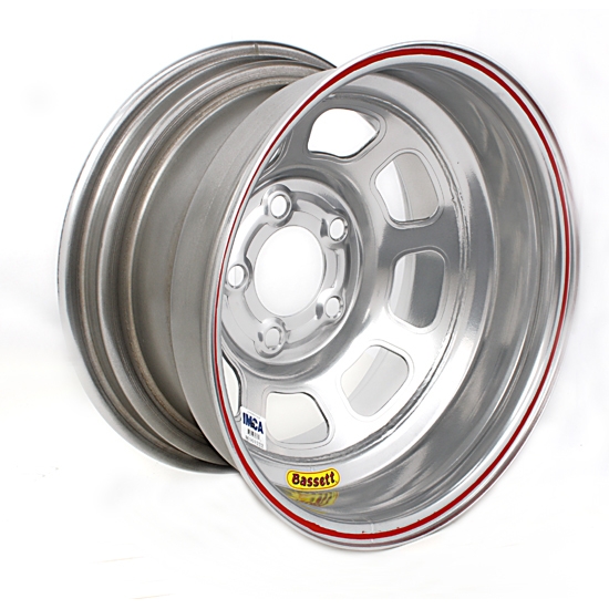 Bassett 58D52ISRB RF Big Bell Out 15 Inch Wheel, 15x8, 5 on 5, Silver