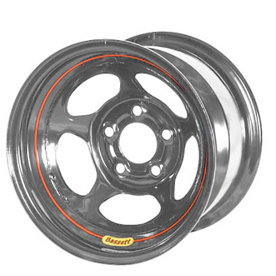 Bassett 50LF3 15X10 Inertia 5 on 4.5 3 In Backspace Silver Wheel