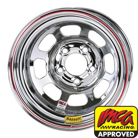 Bassett Chrome D-Hole 15 Inch Wheel 15x8, 5 on 4.75, Non Beadlock Bassett Chrome D-Hole 15 Inch Wheel 15x8, 5 on 4.75, Non Beadlock