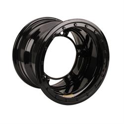 Bassett 52SR2L 15X12 Wide-5 2 Inch BS Black Beadlock Wheel