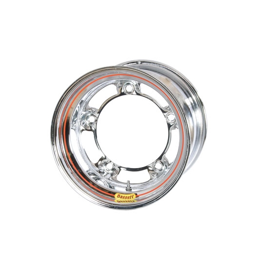 Bassett 53SR3CB 15X13 Wide-5 3 Inch BS Chrome Beaded Wheel
