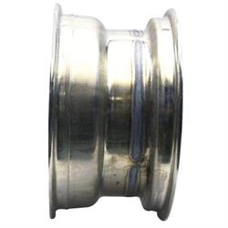 Speedway IMCA Approved 15 Inch Chrome Wheel, 15x8, 5 on 4-3/4, No Beadlock