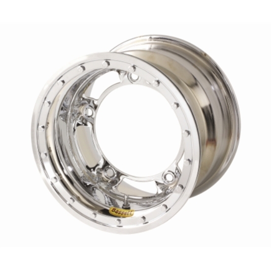 Bassett 58SR2CL 15X8 Wide-5 2 Inch BS Chrome Beadlock Wheel