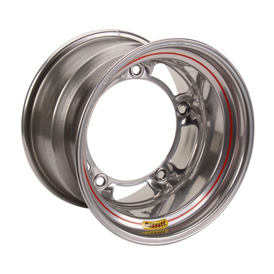 Bassett 58SR2S 15X8 Wide-5 2 Inch Backspace Silver Wheel