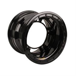 Bassett 58SR35L 15X8 Wide-5 3.5 Inch BS Black Beadlock Wheel