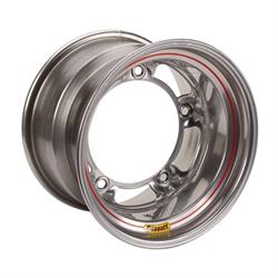 Bassett 58SR4S 15X8 Wide-5 4 Inch Backspace Silver Wheel