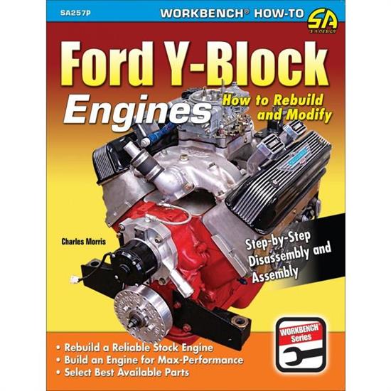 Car Tech SA257P How-To Engine Rebuild/Modify Book, Ford Y-Block