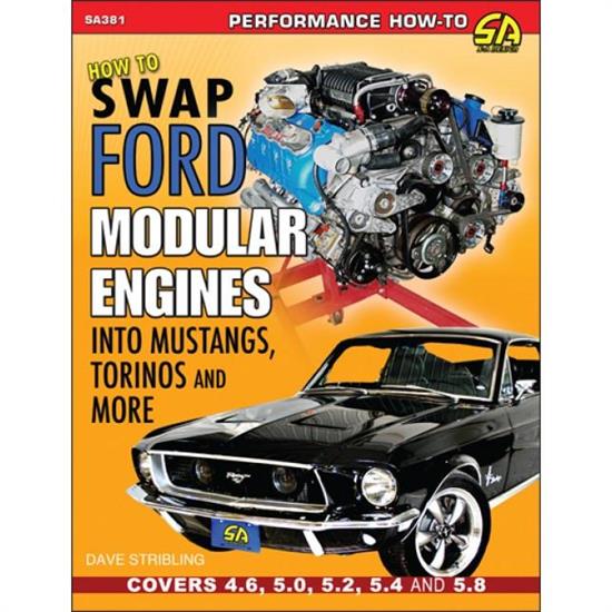 Car Tech SA381 How-To Engine Swap Book, Modular to Mustang/Torino