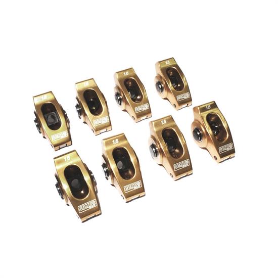 COMP Cams 19002-8 Ultra Gold Rocker Arms, Full roller, 3/8 Stud, Set