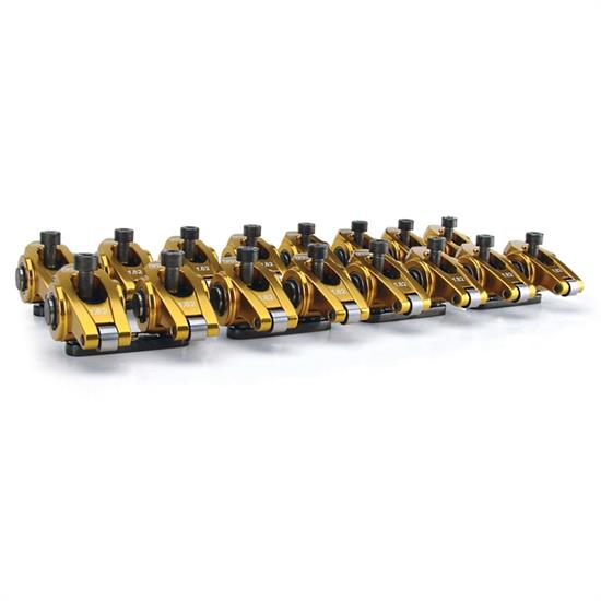 COMP Cams 19024-16 Ultra Gold Rocker Arms, Full roller, 8mm Stud, Set