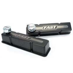 FAST 3012001 FAST Small Block Chevy Die Cast Aluminum Valve Covers