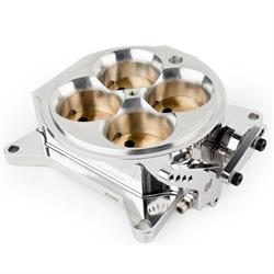 FAST 307603P Polished 4 Barrel 4150 Billet Throttle Body, TPS, IAC
