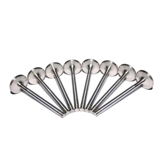 COMP Cams 6011-8 Sportsman Stainless Steel Exhaust Valves, Chevy,Set/8