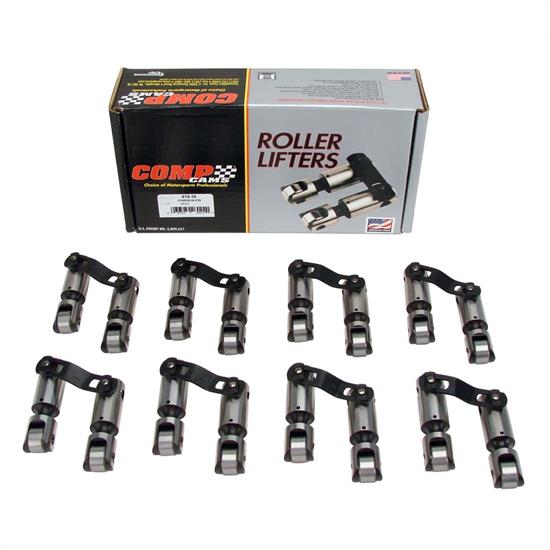 COMP Cams 819-16 Endure-X Lifters, Solid roller, Chevy, Set