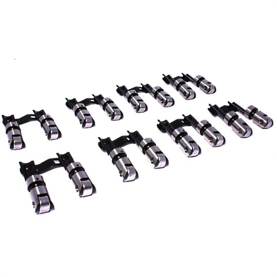 COMP Cams 883-16 Endure-X Lifters, Solid roller, Chevy, Set