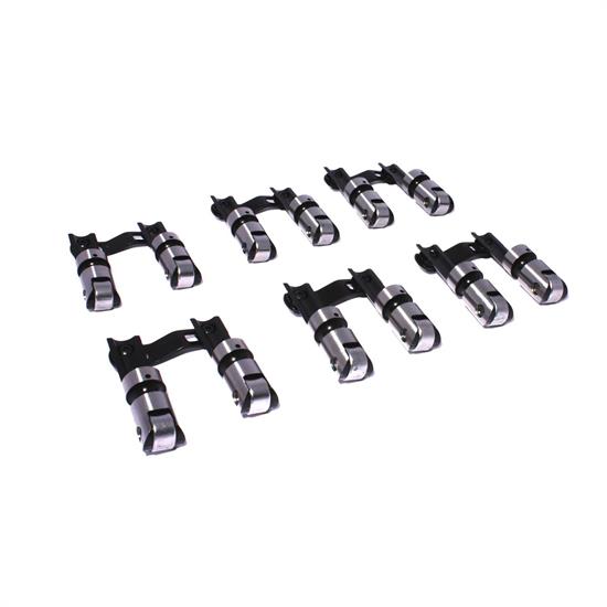COMP Cams 897-12 Endure-X Lifters, Solid roller, Chevy, Set