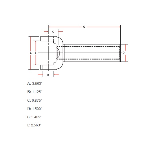 TCI 966300 TH350/Powerglide Trans Slip Yoke, N3R Series U-Joints